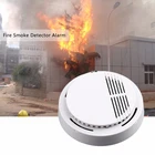 85dB голос пожарный Сенсор детектор сигнализации тестер пожарная сигнализация для домашней безопасности Системы Беспроводной Комбинации дымовый пожарный извещатель защита