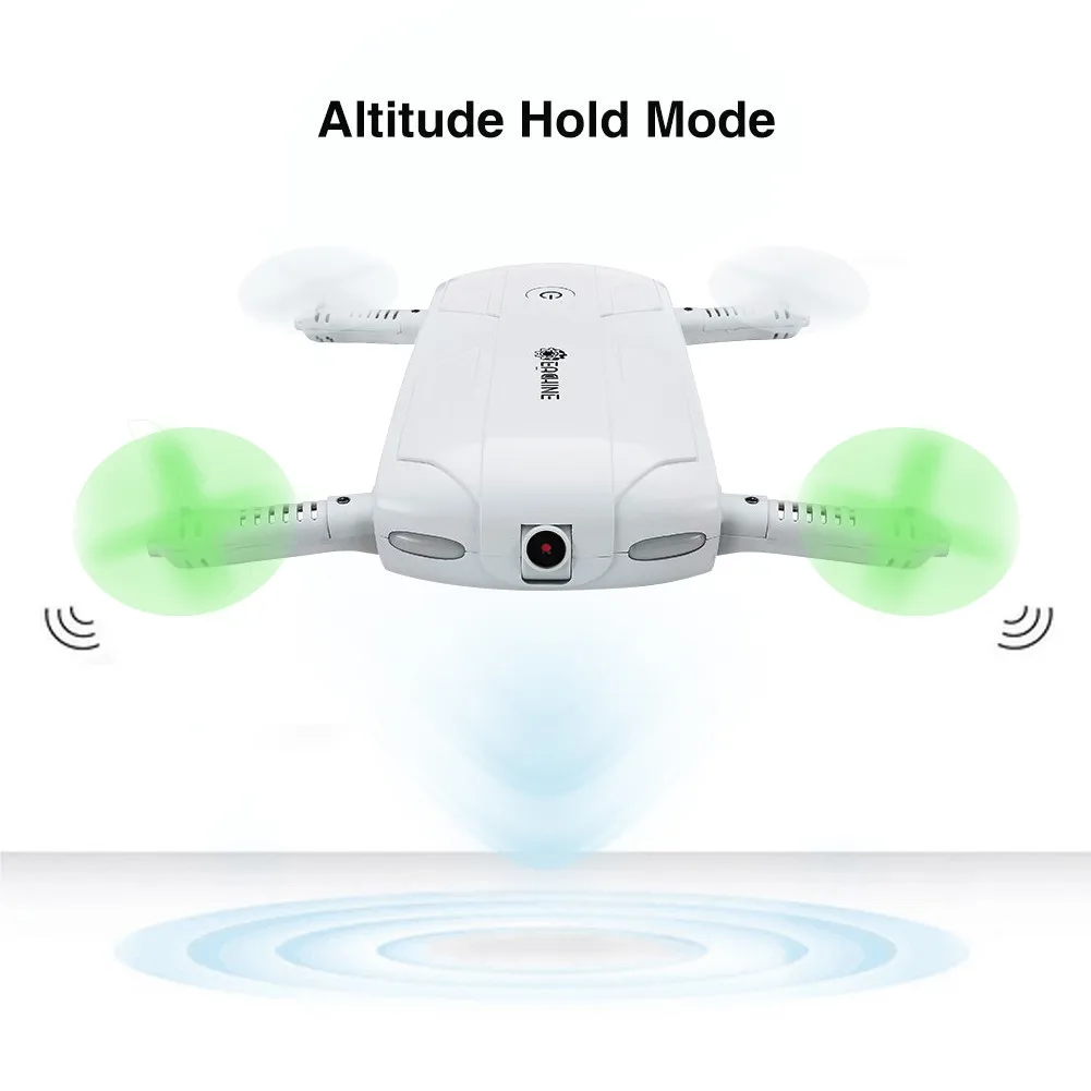 Обновление E50 2MP 720P WI-FI FPV Карманный Дрон для селфи с Красота режим удержания