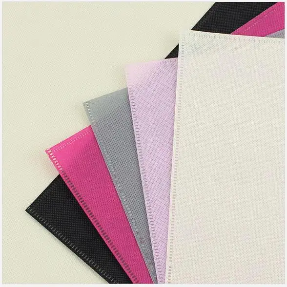 

50pcs/lot-30*35+5cm Non-woven zipper bag Gift handbag Travel storage bag clothing bags