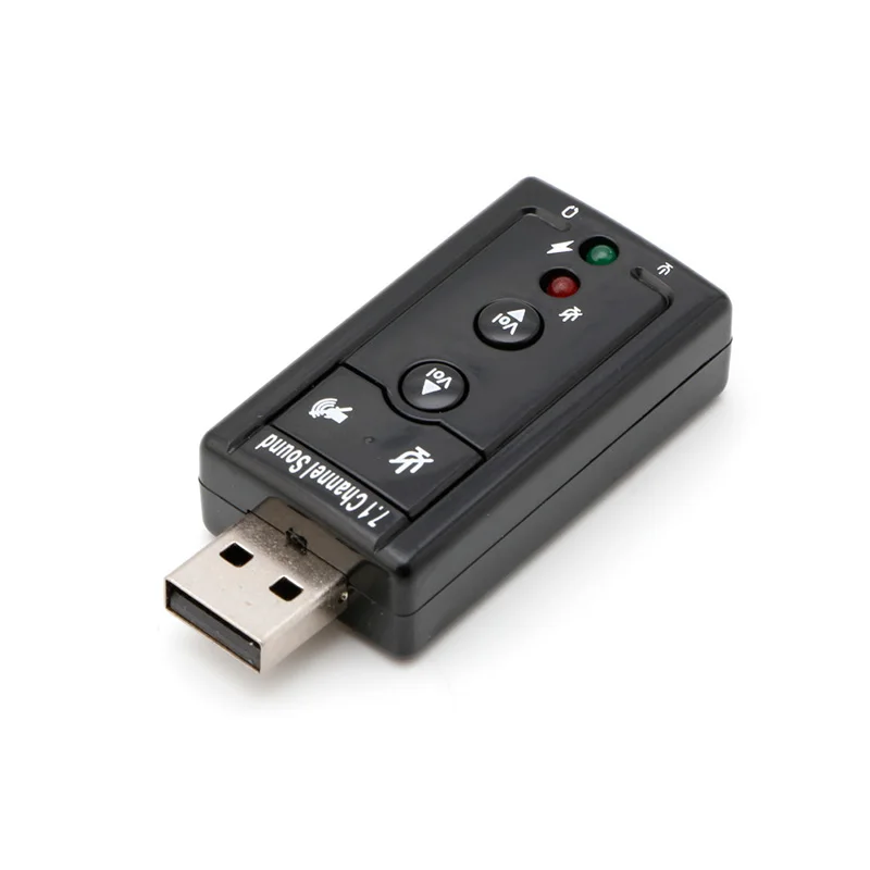USB 2 0 внешняя 7 1 канальная 3D Виртуальная звуковая карта высокого качества адаптер