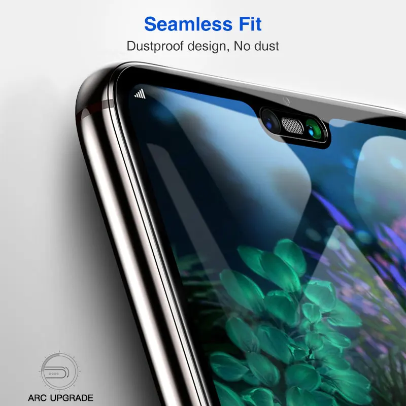 Защитное закаленное стекло 9D с закругленными краями для Huawei P20pro P30 lite Nova 4 3i Honor View