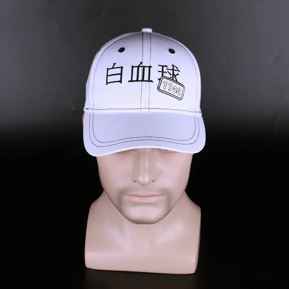 Бейсболка Hataraku Saibou Кепка с вышивкой от солнца и козырьком для косплея|Аксессуары