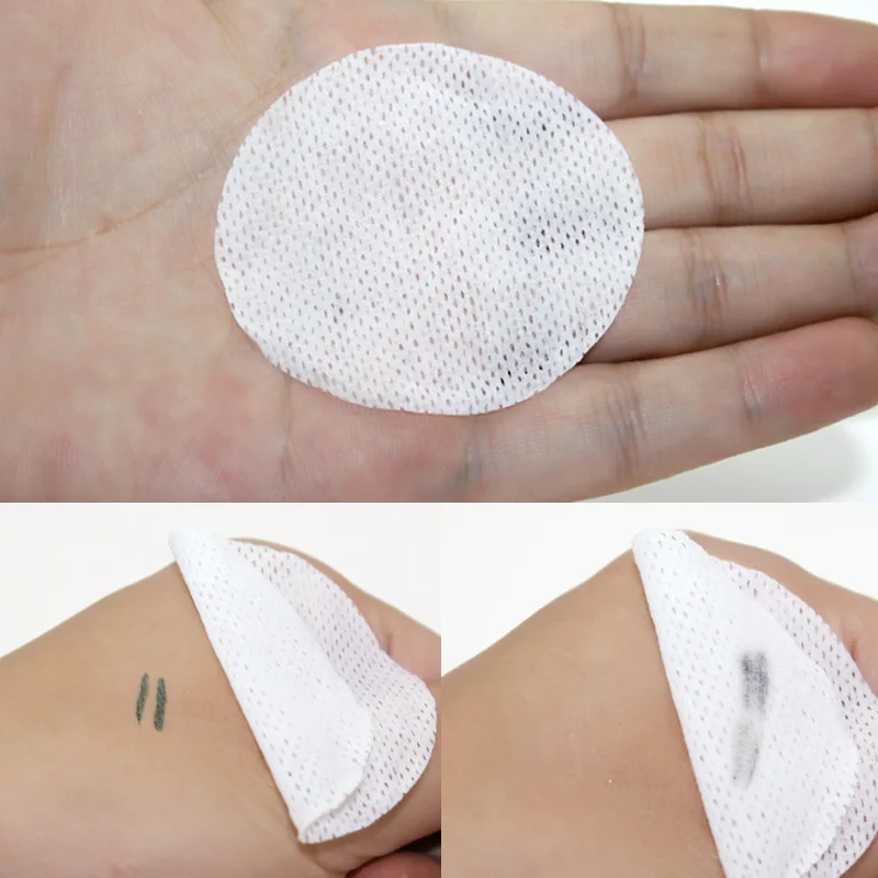 100 шт. нетканые подушечки для снятия макияжа хлопковая косметика чистки лица