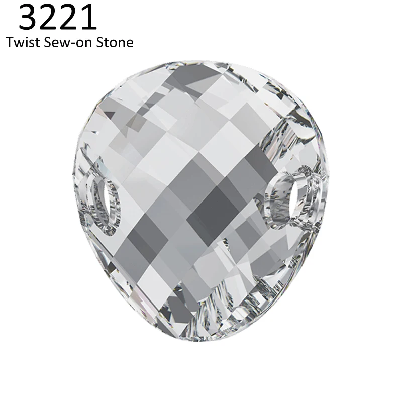 (1 шт.) 100% оригинальный кристаллический бисер Swarovski 3221 скручивающийся 18 мм для