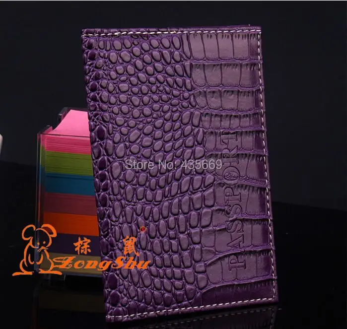 2015 New Arrived Candy Color Fashion Passport Cover Card Holder Unisex Travel crocodile grain passport case | Багаж и сумки