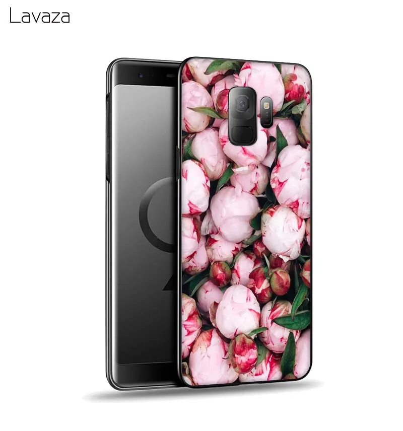Lavaza Peony Delicate Flower Soft Case for Galaxy A3 A5 2016 2017 A6 plus A7 A8 A9 J6 2018 A10 30 40 50 70 |