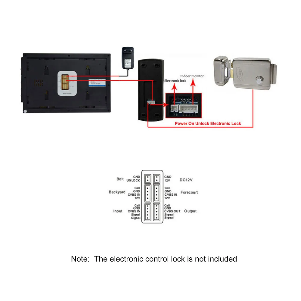 7 дюймовый ЖК дисплей Цвет видео телефон двери внутренной связи Системы Ночное