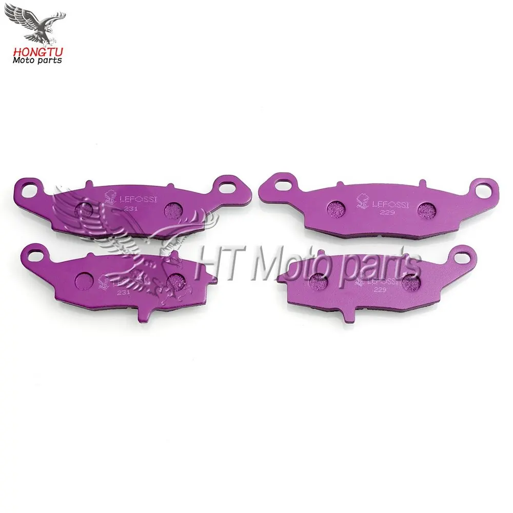 Мотоциклетные Углеродные передние/задние тормозные колодки для Kawasaki ER6F ER6N ER 6F 6N 06