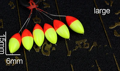 mix large 240pcs 240 шт.(40 упаковок) поплавок для ловли карпа, смешанный цвет, поплавок для ловли карпа, аксессуары для рыболовных буев, большой средний и маленький размер FU017 - Цвет: mix large 240pcs
