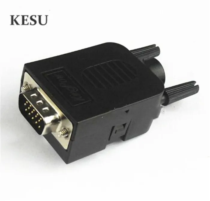 Высококачественный DB15 D-SUB VGA 15Pin 15-контактный Штекерный и гнездовой разъем