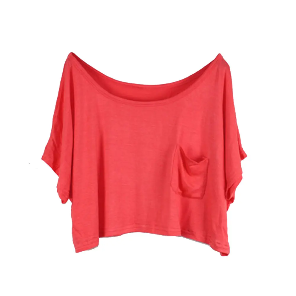 Лидер продаж 2017 повседневная женская футболка с коротким рукавом летучая мышь