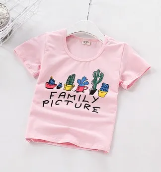 Низкая цена летняя детская футболка с дырками модные хлопковые топы принтом