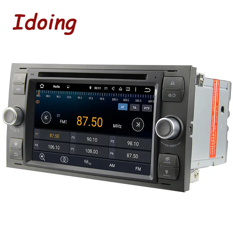 Idoing 2Din Android7.1 автомобильный DVD мультимедийный видео плеер для Ford Focus2/Mondeo/MAX gps навигация Сенсорный экран ТВ