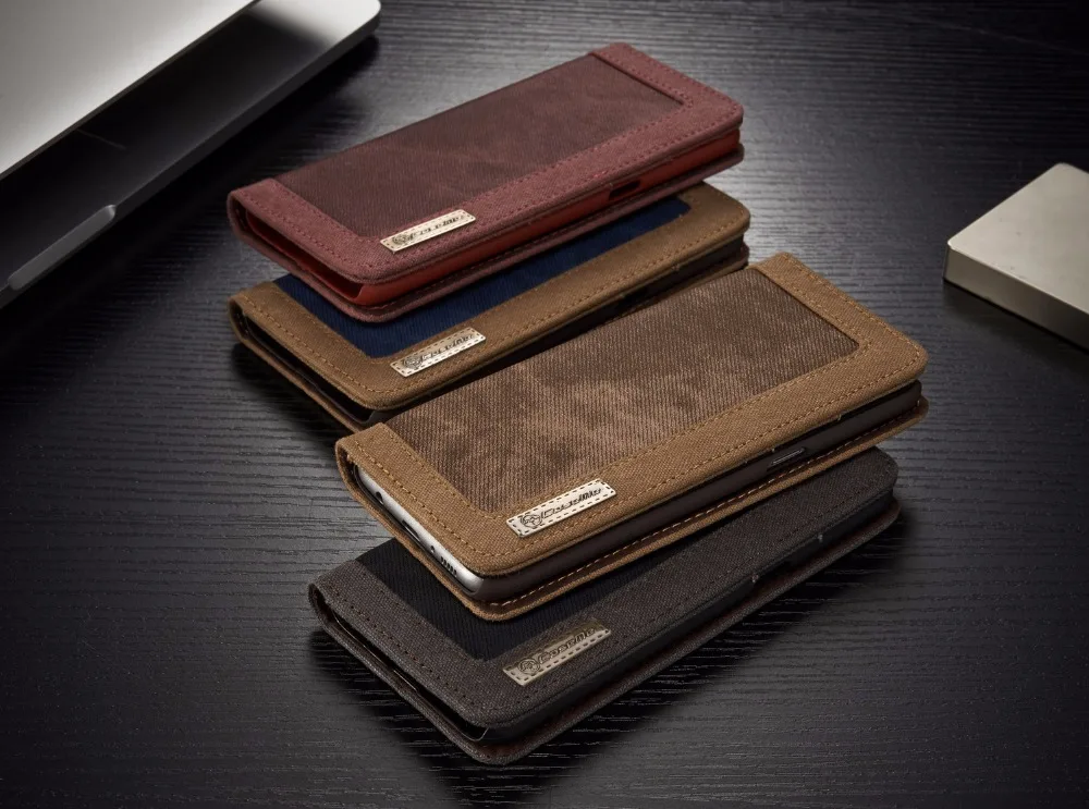 Для samsung S10 Plus чехол Caseme Магнитная джинсовая кожаная подставка для кошелька для samsung Galaxy S10 S9 Plus S8 S7 Edge Note 8