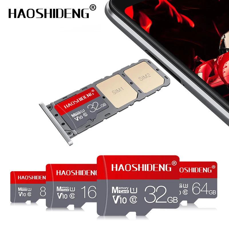 Карта памяти 256 ГБ 128 Гб 64 V30 UHS-1 32 Micro sd карта класс 10 V10 флэш-карта Microsd TF/SD карты для
