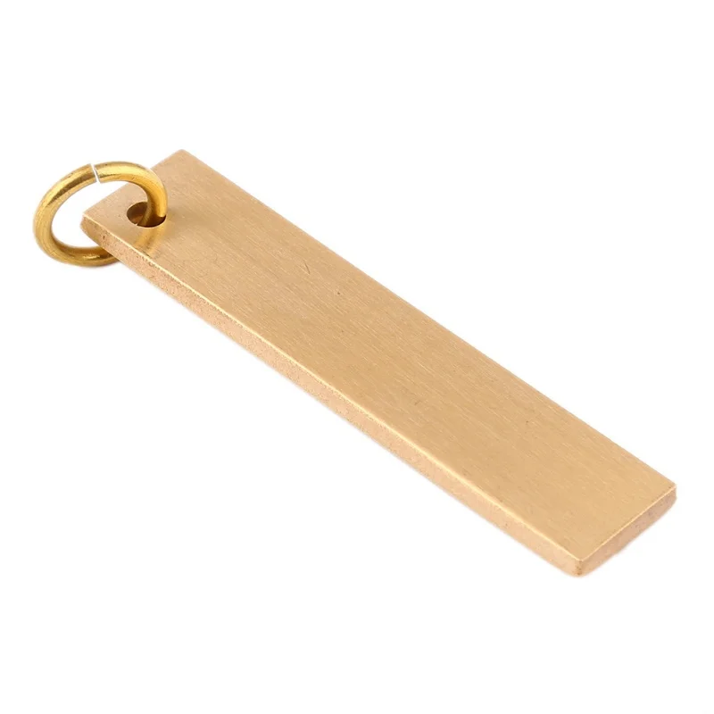 

Outdoor Camping Tools Ruler High Quality Brass Scale Portable Vintage Bookmarks Copper Ruler Mini EDC Tool for Hiking