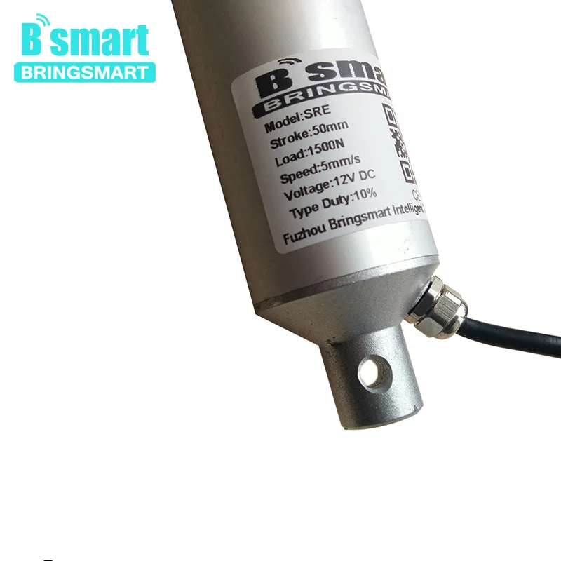 Bringsmart 50 мм ходовой двигатель постоянного тока с линейным приводом 2 дюйма 100 1500N