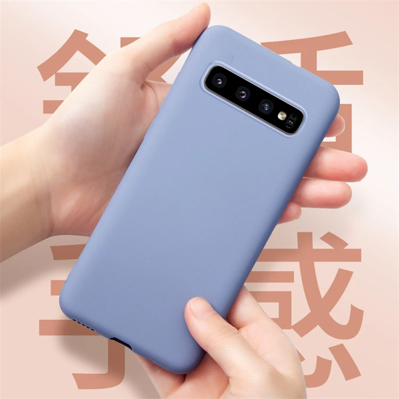 Ударопрочный чехол для Samsung Galaxy S7 Edge S10E S10 S9 S8 Plus мягкий силиконовый чехол-накладка