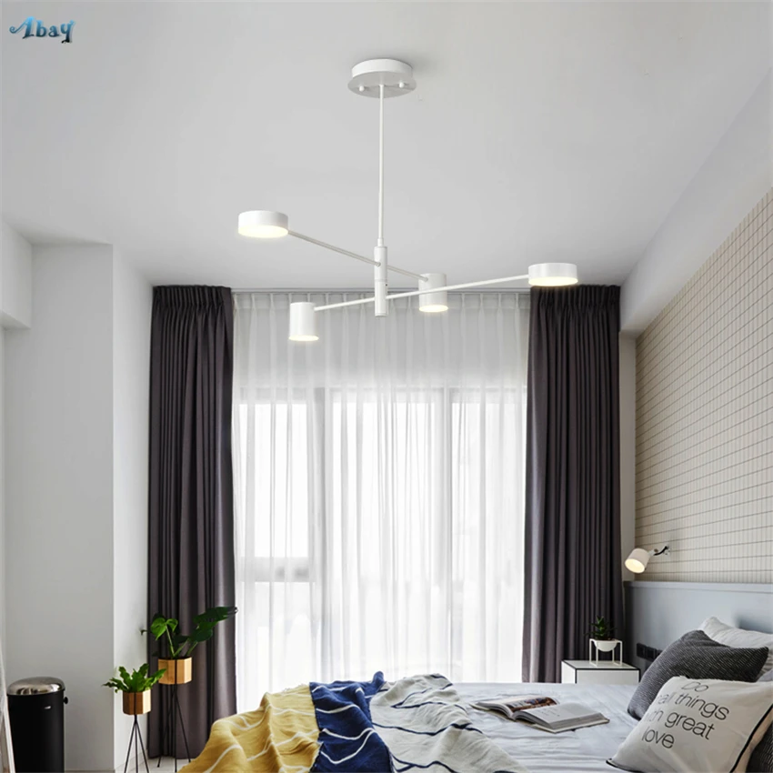 Современные вращающиеся подвесные светильники в скандинавском стиле Круглые