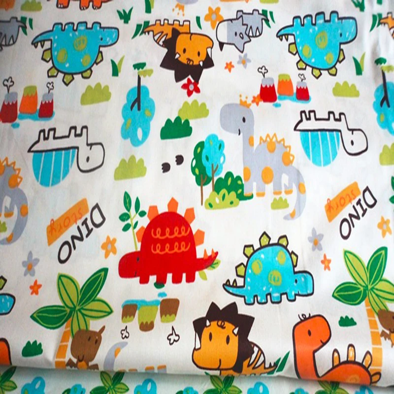 Мультфильм кокосовое дерево и мир Юрского периода дракон комплект хлопковой