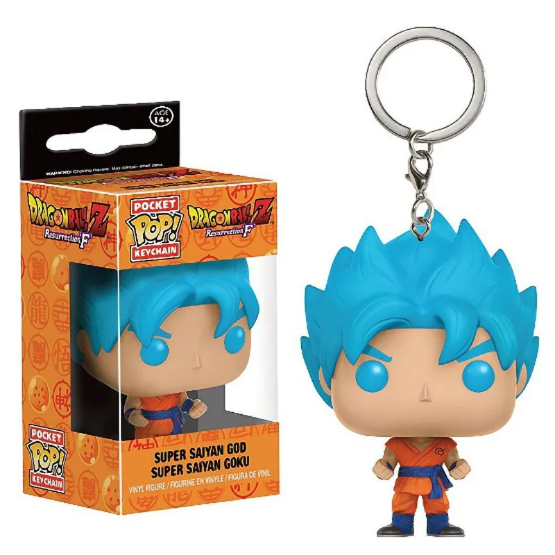 FUNKO POP Dragon Ball Веджета супер сайян Goku Gotenks Beerus брелок игрушки фигурка Коллекция Модель игрушки Рождественский подарок - Цвет: with box