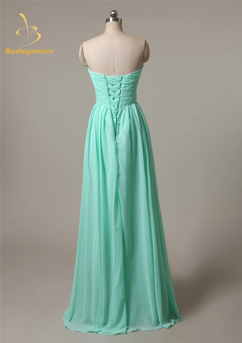 Женское шифоновое вечернее платье с аппликацией из бисера для выпусквечерние