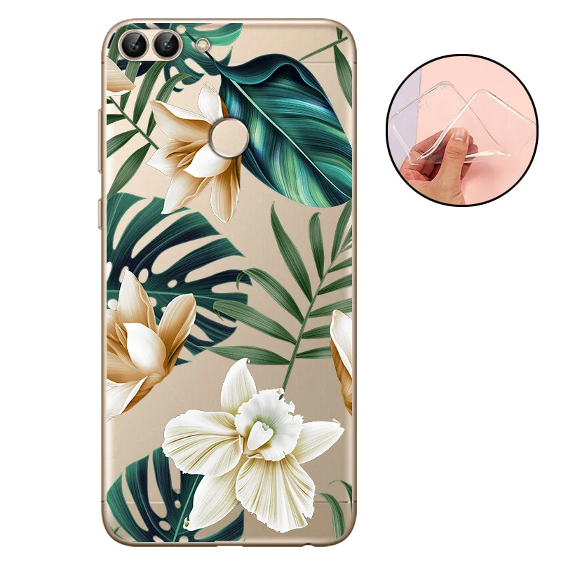 CROWNPRO СПС huawei P Smart чехол силиконовый мягкий ТПУ чехол P Smart Coque задний телефон для Funda huawei P Smart чехлы - Цвет: TARDH