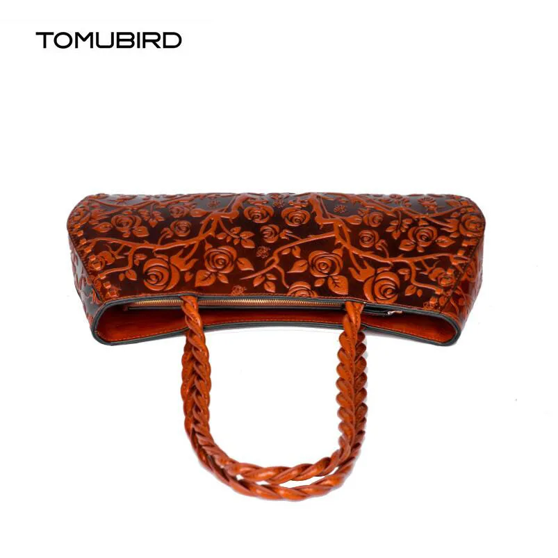 Tomubird оригинальные окрашенные кожаные сумки модные национальные ветровые