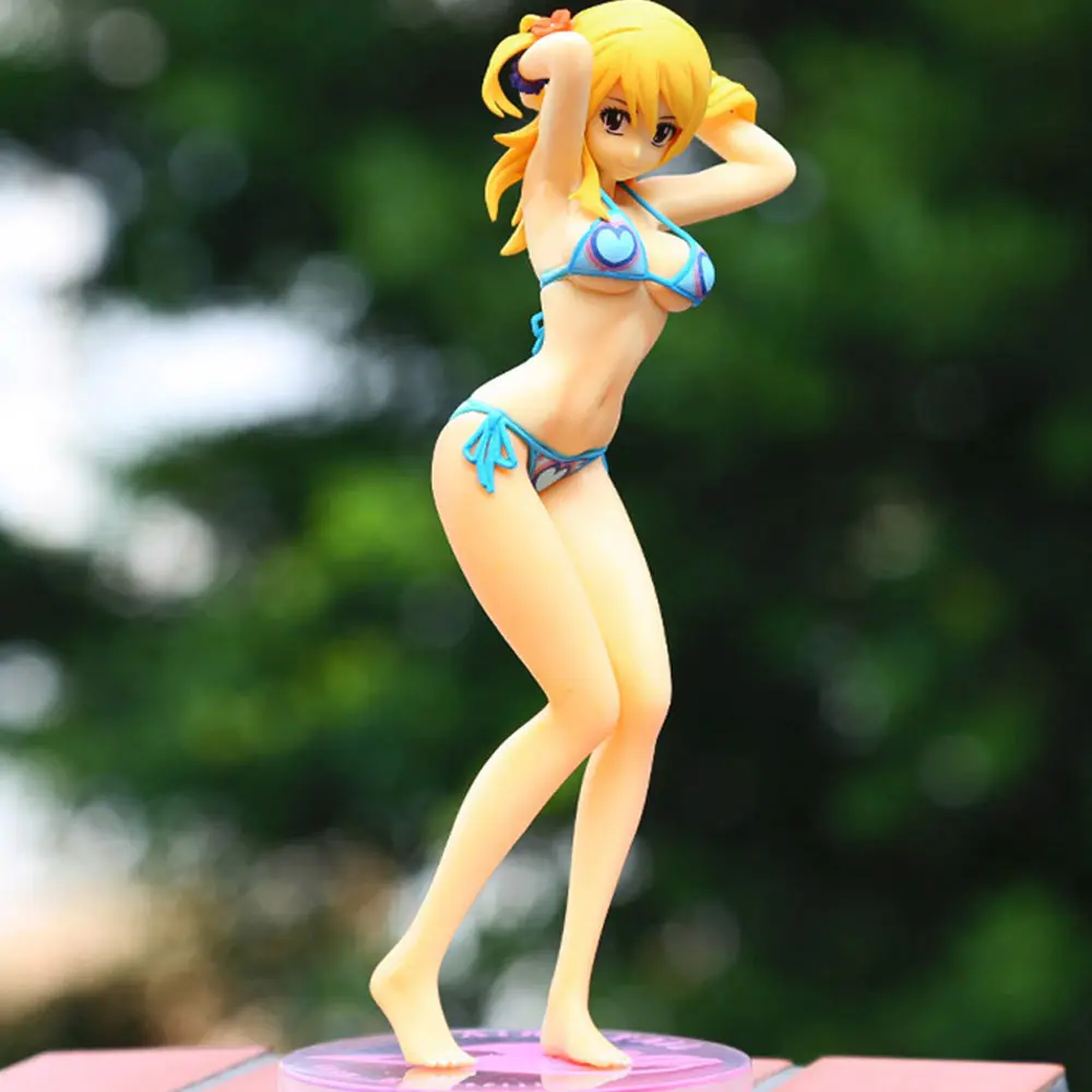 18 см Сказочный хвост Lucy Heartfilia купальный костюм Коллекционная модель аниме