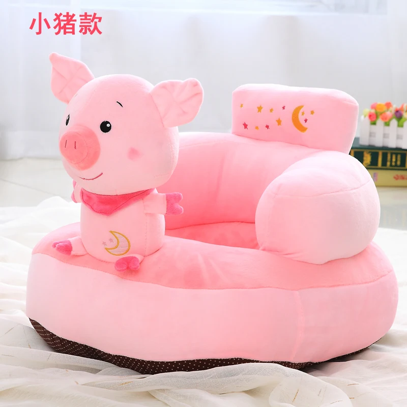 piggy 1 шт. Kawaii плюшевая Единорог подушка для детского сиденья мягкая Свинья Мягкие животные сиденье для обучения ребенка сиденье Красочные Безопасные сиденья - Цвет: piggy