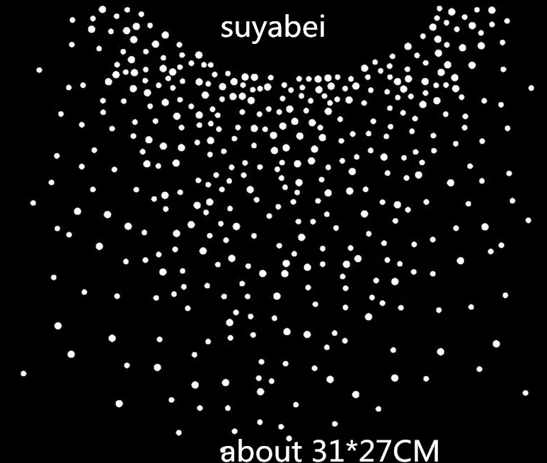 

2pc/lot Full of star stones hot fix rhinestone sticker iron on applique patches designs iron on transfer fixing rhinestones