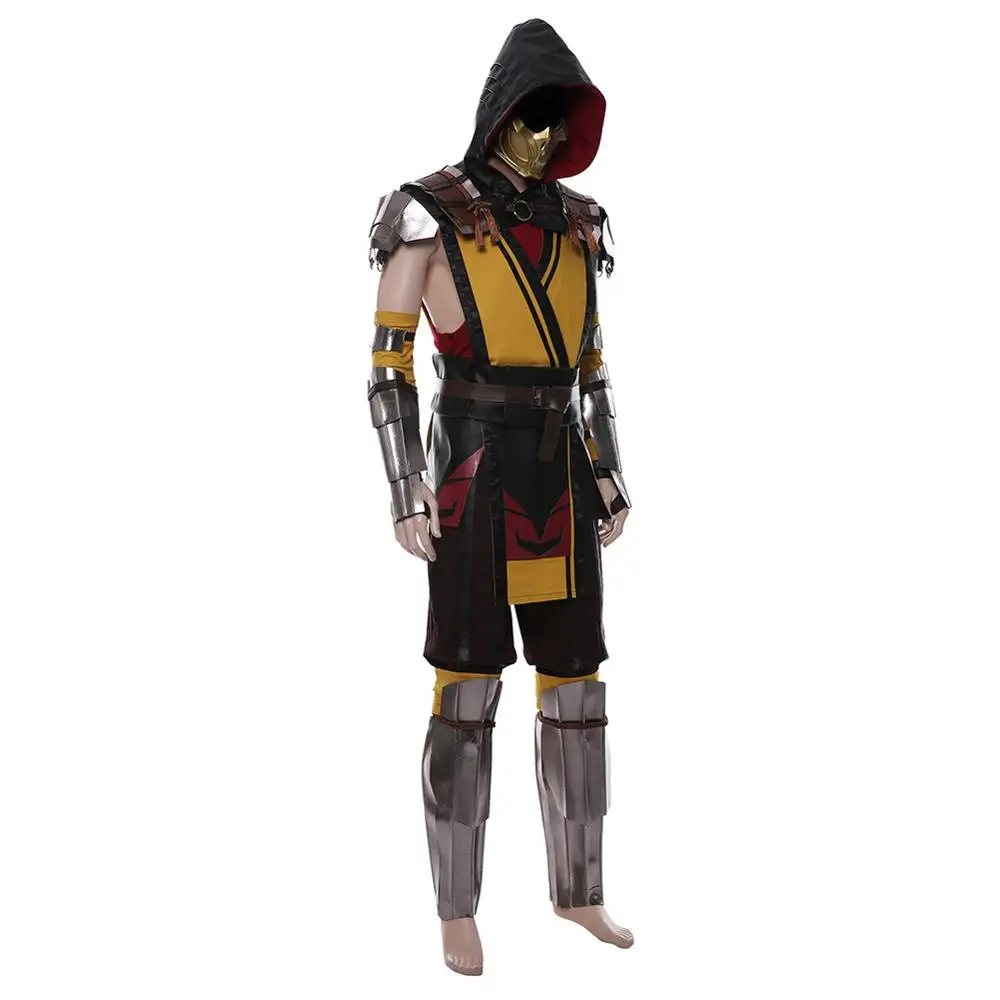 Костюм для косплея по мотивам игры Скорпион Mortal Kombat Hanzo Hasashi взрослых и мужчин