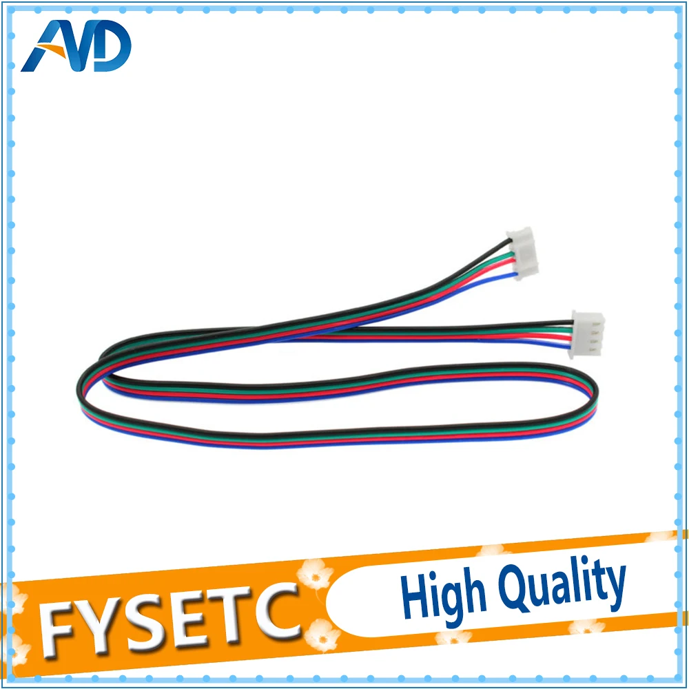 5pcs XH2.54 1 Meter Dupont Cable 4 pin Stepper Motor Wire Part Female to Black White Terminal Line 3D Printers Parts 800 | Компьютеры и
