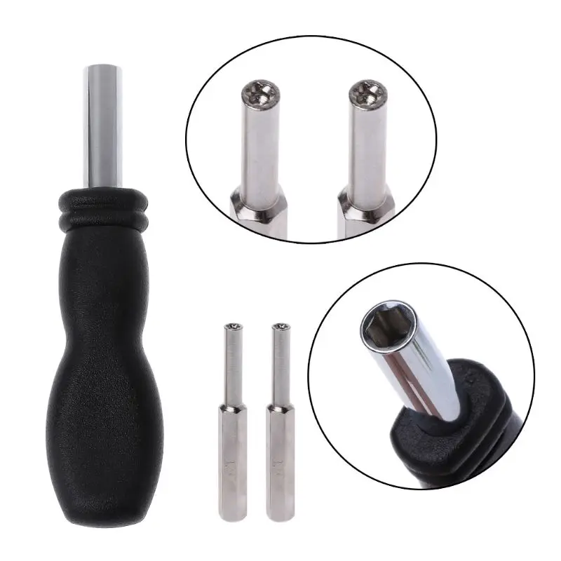 

OOTDTY 2Pcs Professional Screwdriver 3.8mm + 4.5mm Security Tool Bit Gamebit For Nintendo NES N64 Gameboy