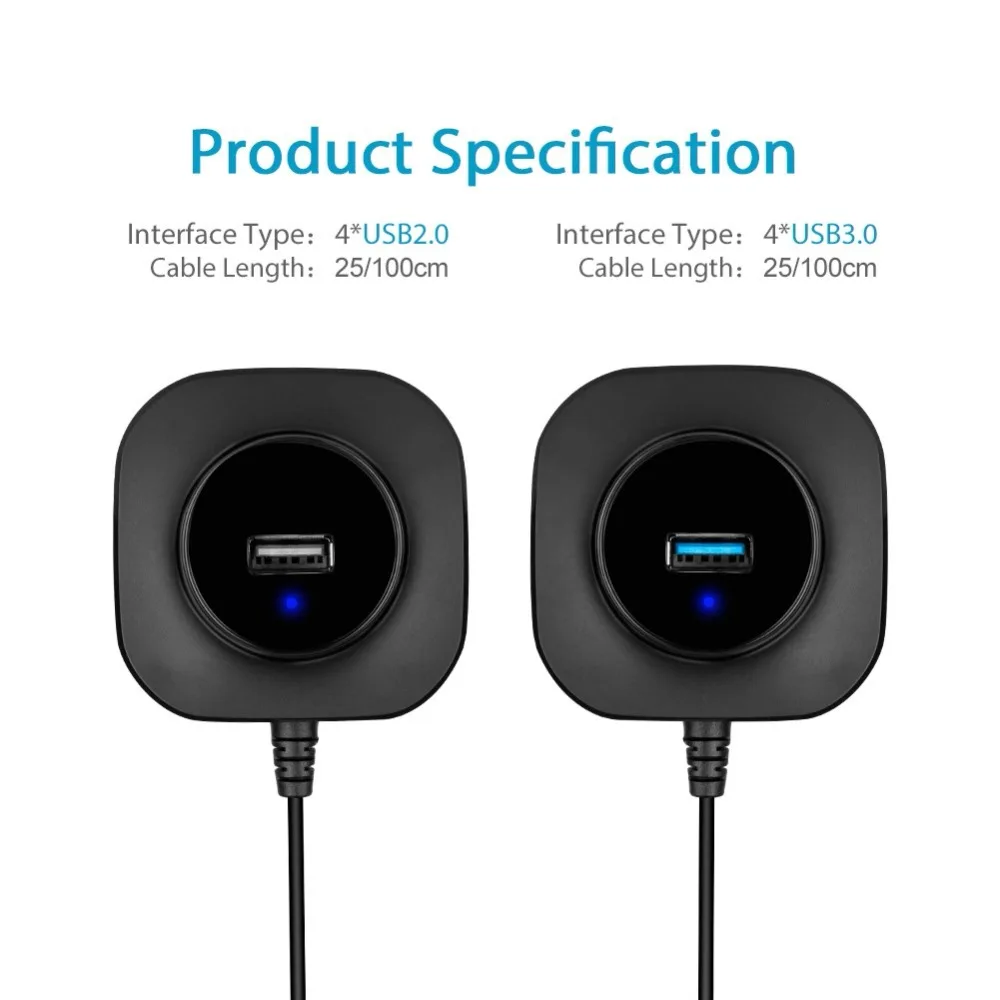 Концентратор USB 3 0 2 разветвитель с несколькими USB-портами для ПК расширитель 4