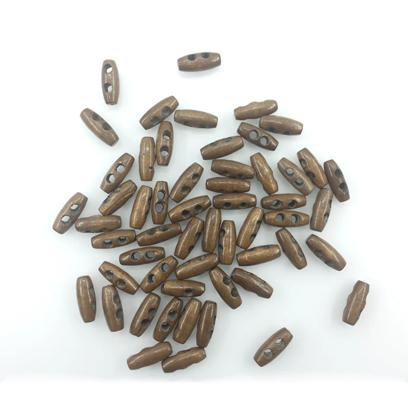 PF 50 шт. 2 отверстия Вуд Пуговицы Рог Переключить для Костюмы Вышивание DIY Записки