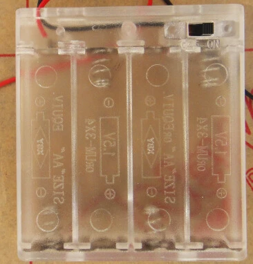 Черный или прозрачный пластиковый контейнер для батарей 6 в|box box|box transparentbox battery |