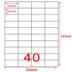 GL-35 А4 40-up адрес печати этикеток листов 52,5*29,7 мм 50 листов 2000 наклеек FBA доставка этикеток