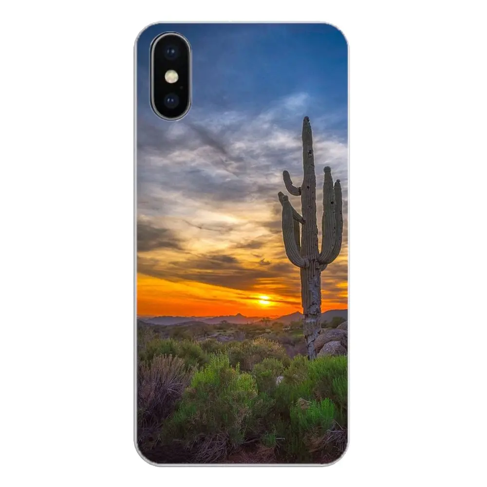 Силиконовый чехол для телефона кактус Samsung Galaxy S2 S3 S4 S5 MINI S6 S7 edge S8 S9 Plus Note 2 3 4 5 8 Coque