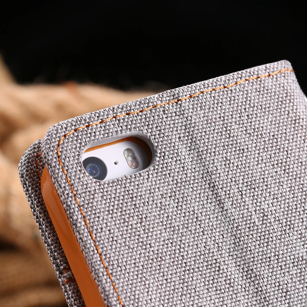 KISSCASE винтажный откидной Чехол бумажник из искусственной кожи для iPhone 5 S SE чехол