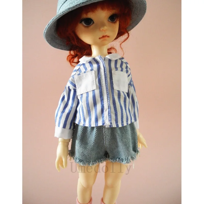 Полосатая корейская кукла ручной работы для шарнирной куклы 1/6 1 шт. аксессуары