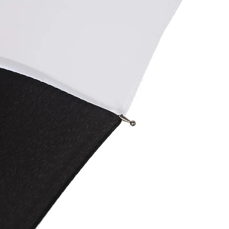 Черные и белые зонты для женщин с большой длинной ручкой Готическая Классическая