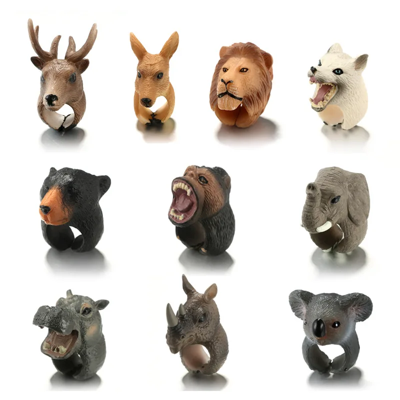 Новый Модные аксессуары винтаж оригинальность Трехмерная животных Слон Бегемот