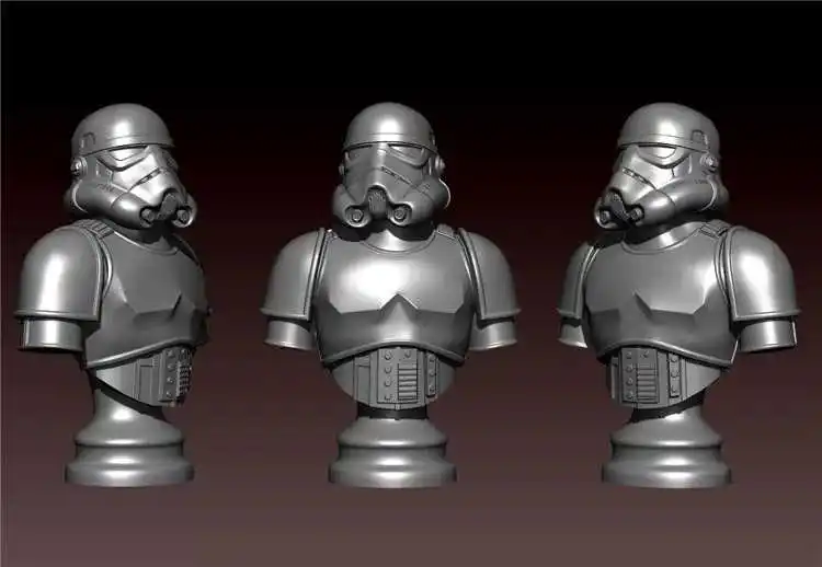 Модельная фигурка из смолы 1/10 объем груди нераскрашенный набор BUST415