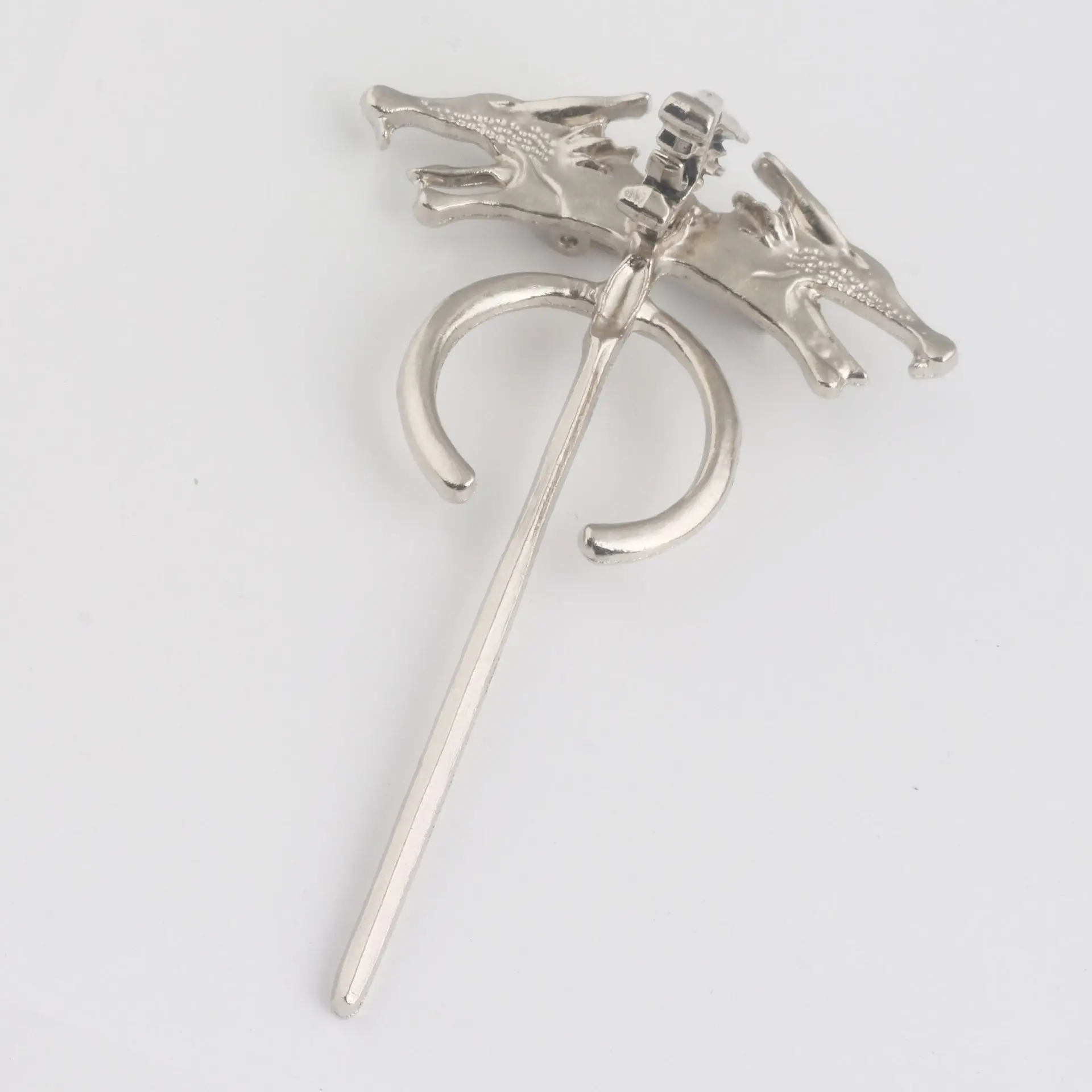 brooch Костюмы для косплея "Игра престолов", Дейенерис Таргариен, свадебное платье, вечерние платья на Хэллоуин, реквизит, длинный парик, сексуальное платье, накидка для женщин и девочек - Цвет: brooch