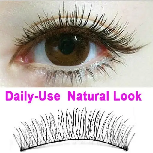 Ручная работа хлопок естественный вид ранние ресницы черная хлопковая полоса