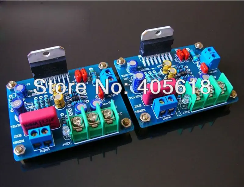 

60W+60W TDA7294 AMP dual channels Audio Power Amplifier AMP Kit For DIY 2pcs PCB