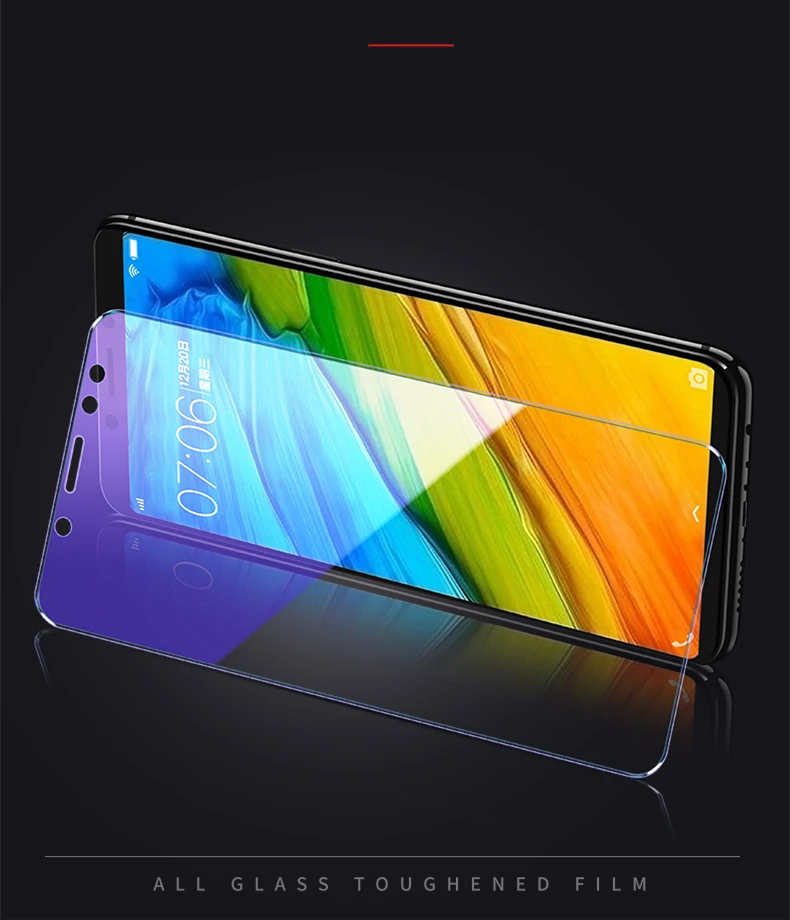 2 шт./лот, полностью закаленное стекло для Xiaomi Redmi Note 5 7 Pro, защита экрана 9 H, защита от Blu-ray, закаленное стекло для Redmi Note 7 Pro