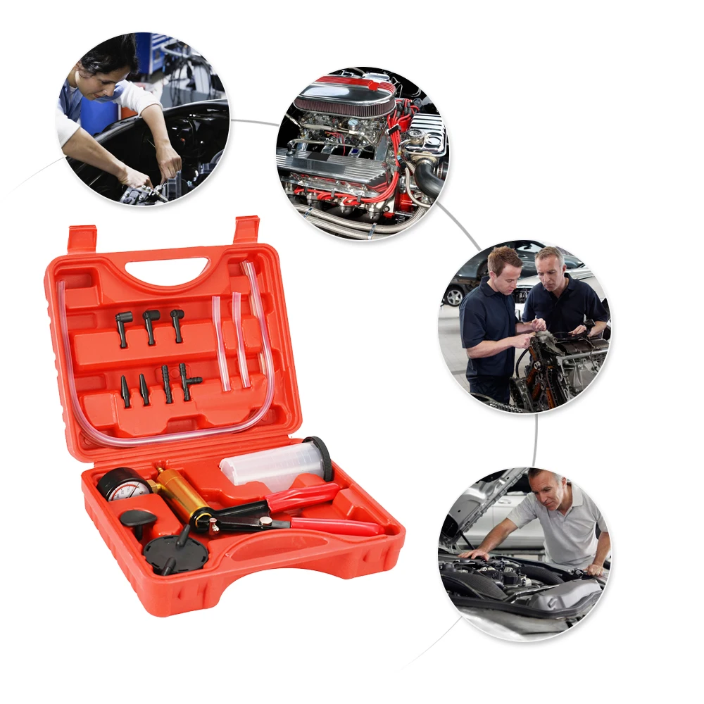 17 шт. автомобильный вакуумный насос для тестирования давления|kit kits|tester brake kitvacuum
