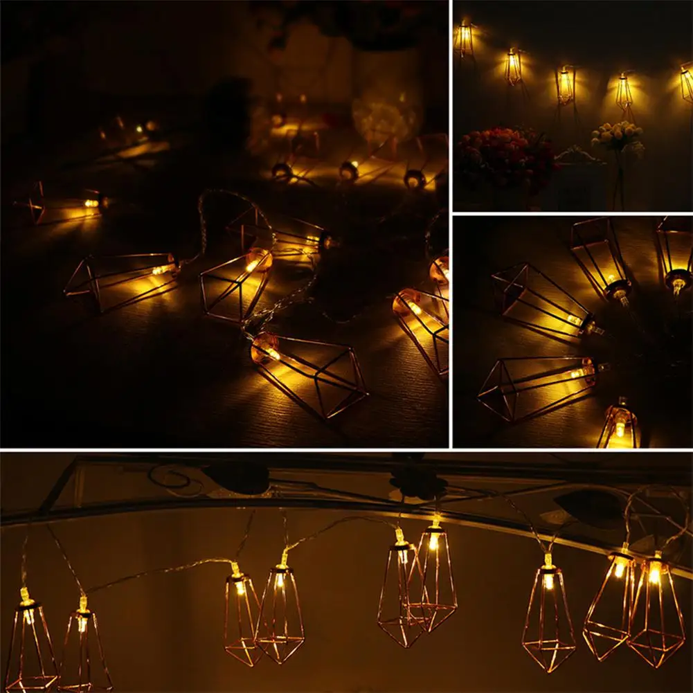 SOLLED 1 5 м/3 м LED розовое золото алмазный Сказочный светильник s металлический